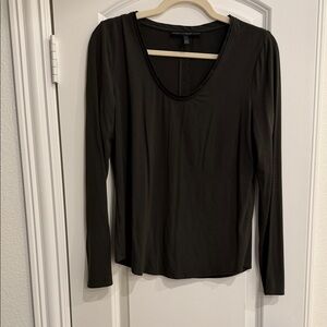 Olive Long Sleeve Women's Top